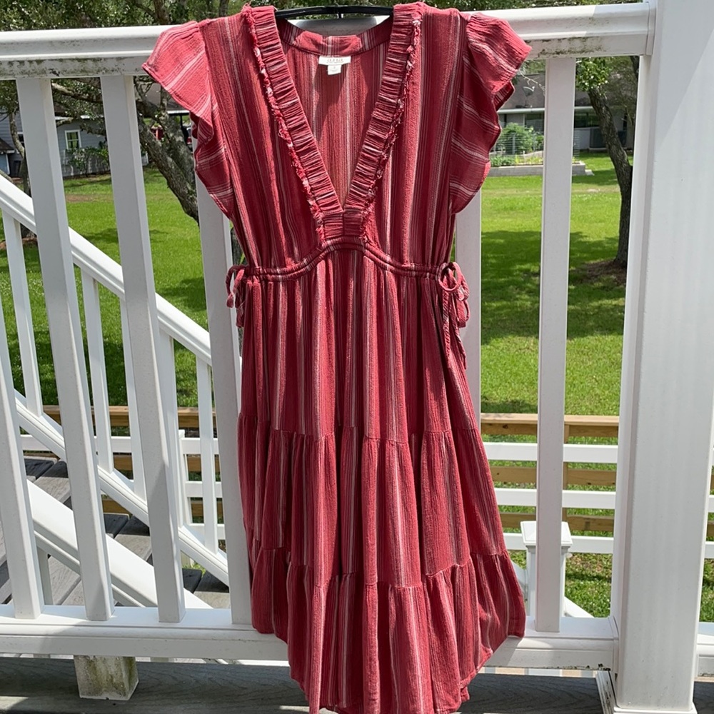 Boho Style Drawstring Dress